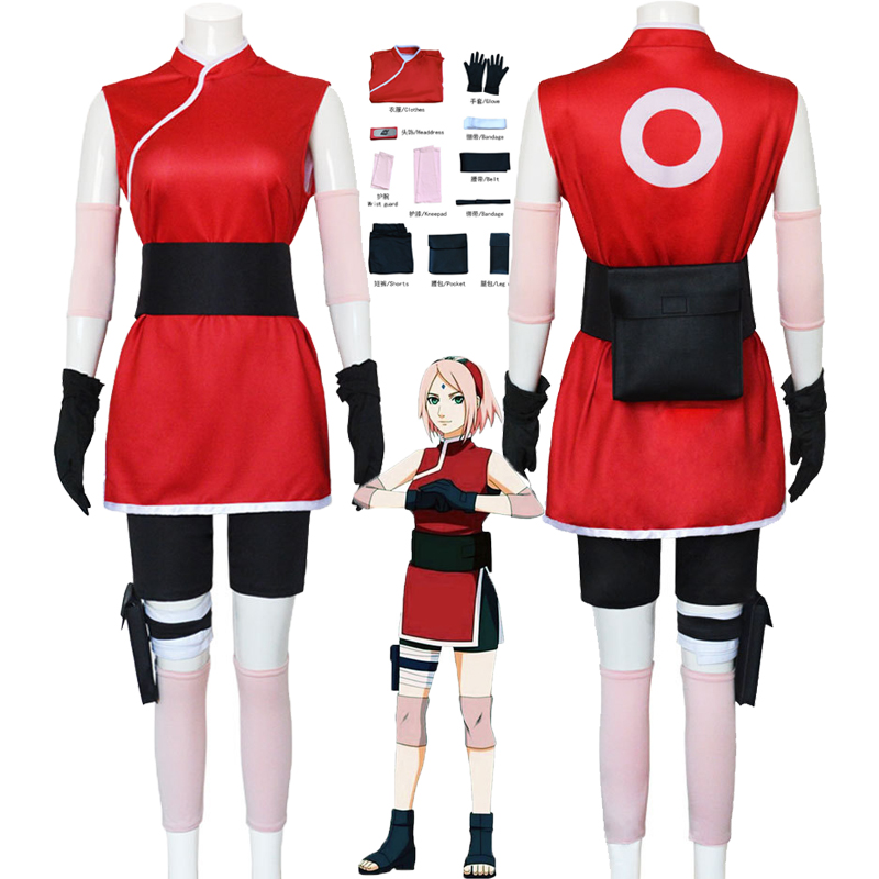 Anime Cosplay Ninja - Anime Chuno Sakura Sakura cosplay dress