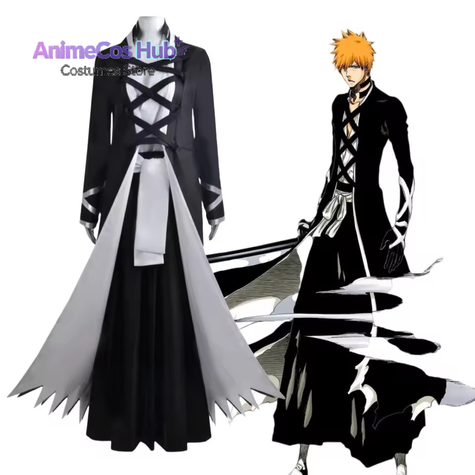 Anime Cosplay Bleach - Anime Bleach Kurosaki Ichigo Cosplay Tensa