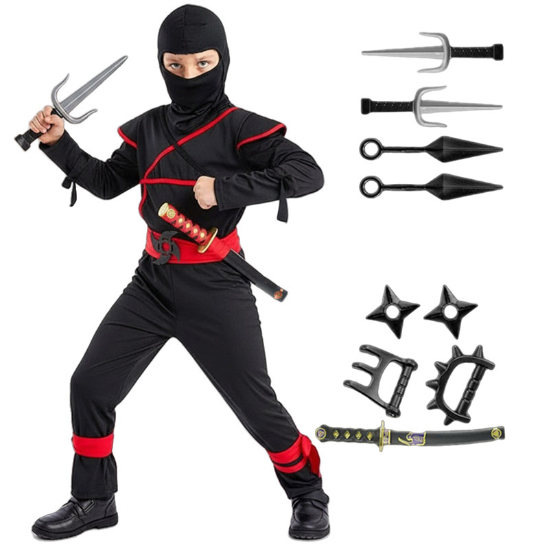 Anime Cosplay Ninja - Japanese Samurai Costume for Kids Ninja