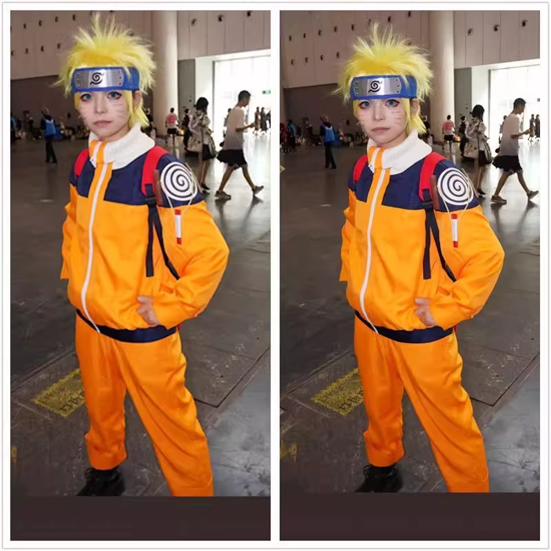 Uzumaki Cosplay Costume Orange - Anime Cosplay Ninja 评论和价格