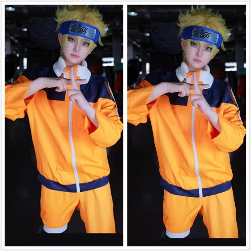 Uzumaki Cosplay Costume Orange - Anime Cosplay Ninja 评论和价格