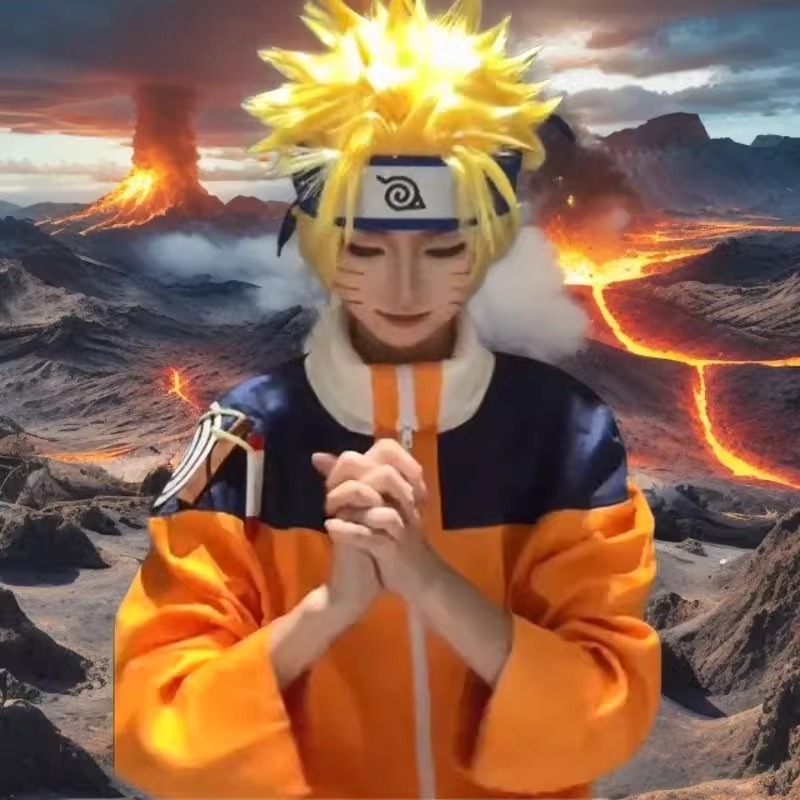 Uzumaki Cosplay Costume Orange - Anime Cosplay Ninja 评论和价格