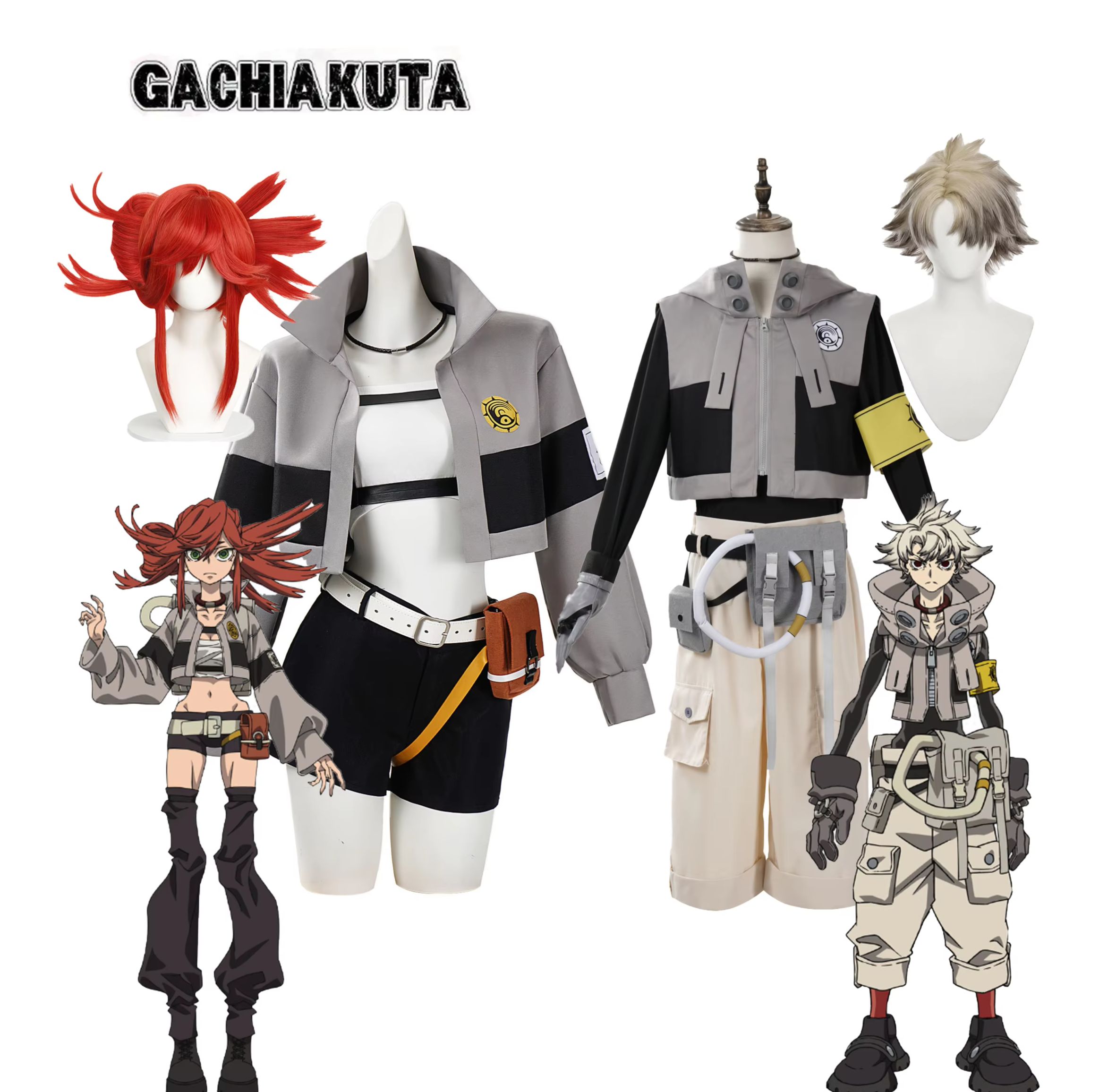 GACHIAKUTA Riyo Cosplay Costum - Anime Cosplay Plus Size 评论和价格
