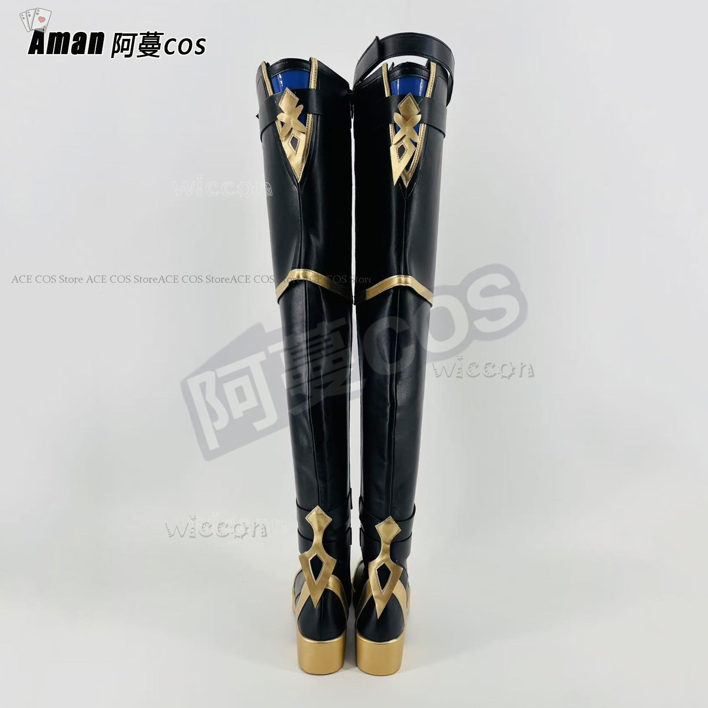 Genshin Impact Lohen High Knee - Anime Cosplay Plus Size 评论和价格