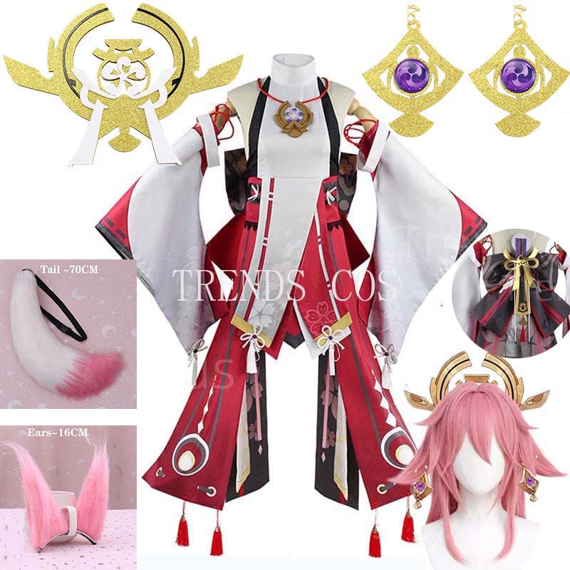 Yae Miko Full Set Guuji Yae Co - Violet Evergarden Dress 评论和价格
