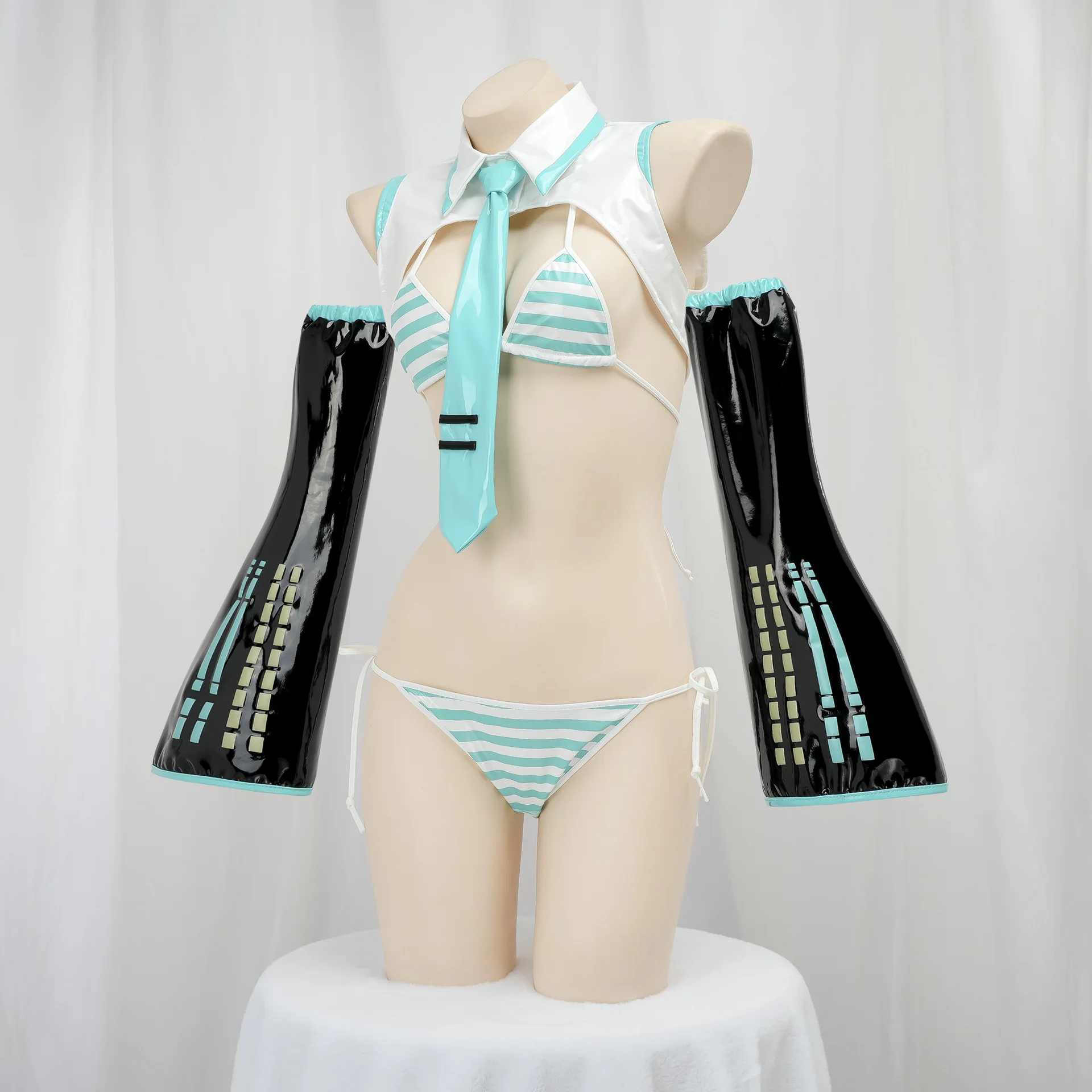 Anime Game Miku Cosplay Miku F - Anime Cosplay Bikini 评论和价格