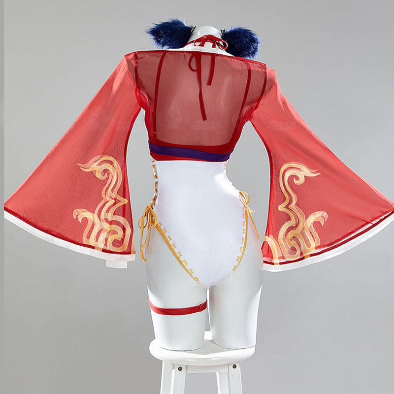 League of Legends Ahri Swimsui - Anime Cosplay Bikini 评论和价格