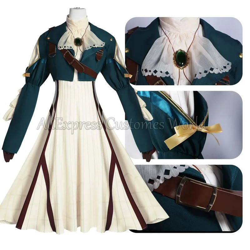 CyAnime Violet Evergarden Cosp - Violet Evergarden Dress 评论和价格