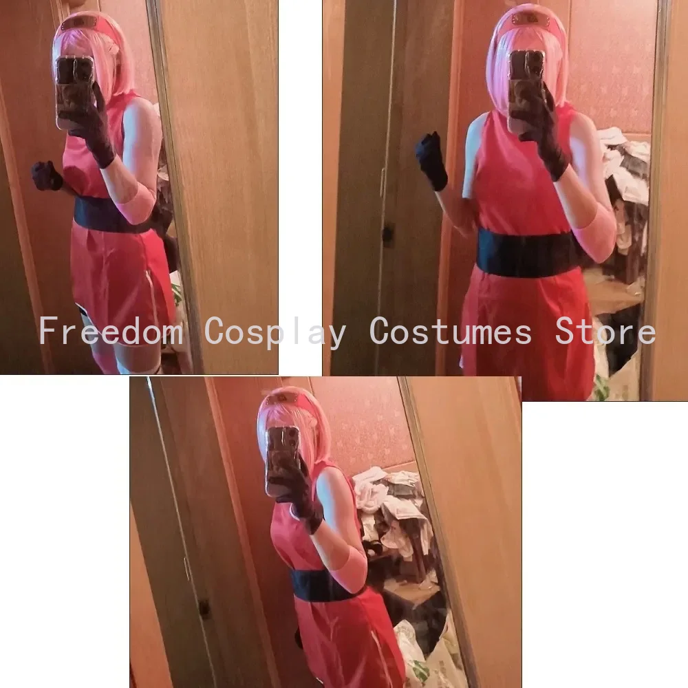 Anime Haruno Sakura Cosplay Sh - Anime Cosplay Ninja 评论和价格