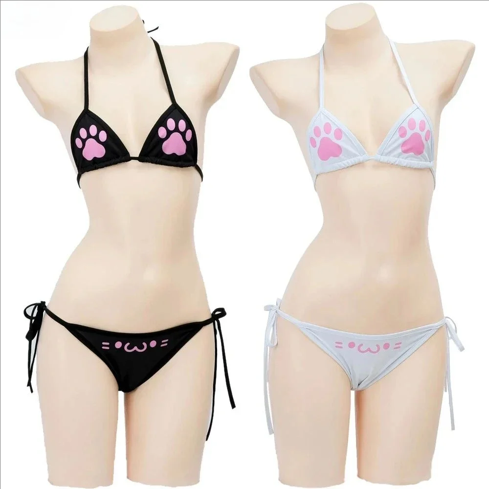 Cute Anime Game Inspired Three - Anime Cosplay Bikini 评论和价格