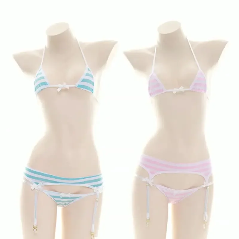 Cute Anime Game Inspired Three - Anime Cosplay Bikini 评论和价格