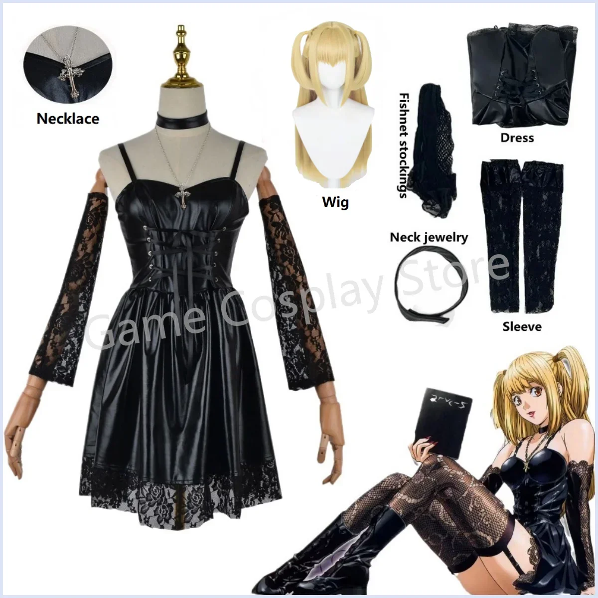 Misa Amane Cosplay Costume Dea - Violet Evergarden Dress 评论和价格
