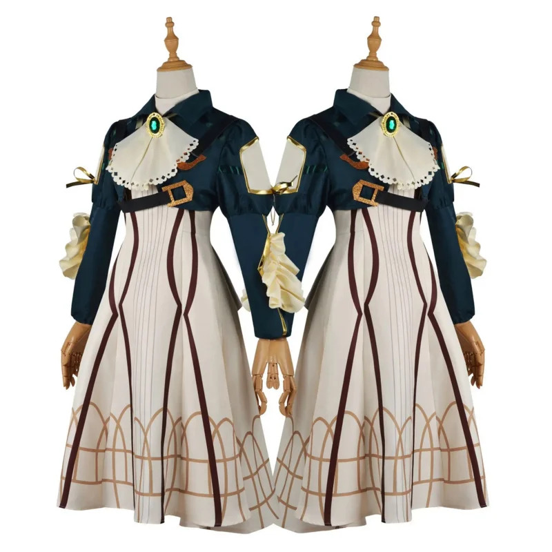 Anime Cosplay Violet Evergarde - Violet Evergarden Dress 评论和价格