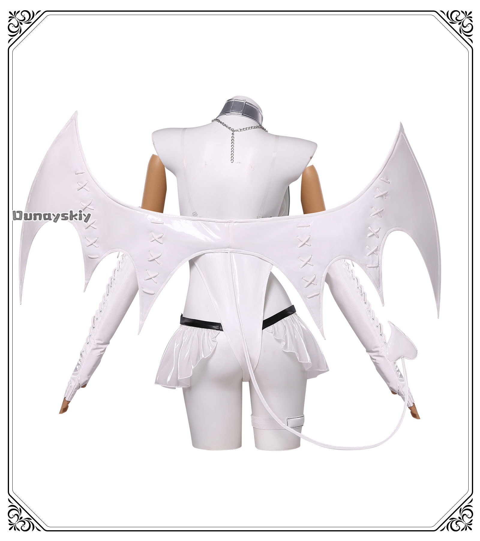 Blanc Eleg Cosplay Costume Gam - Anime Cosplay Plus Size 评论和价格